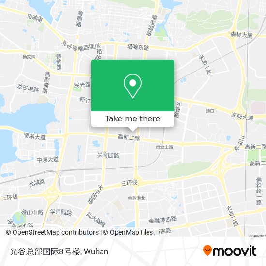 光谷总部国际8号楼 map