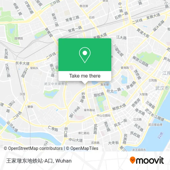 王家墩东地铁站-A口 map
