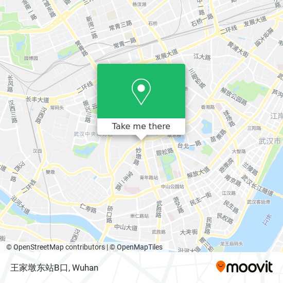 王家墩东站B口 map