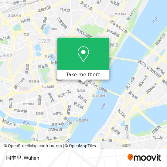 同丰里 map