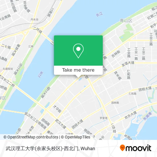 武汉理工大学(余家头校区)-西北门 map