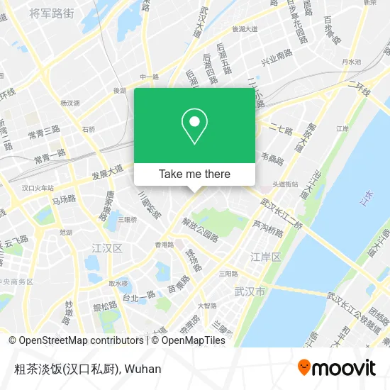 粗茶淡饭(汉口私厨) map