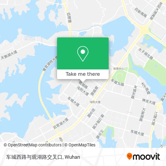 车城西路与观湖路交叉口 map