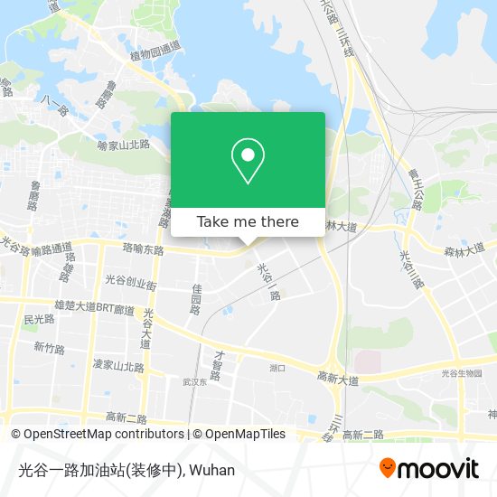 光谷一路加油站(装修中) map