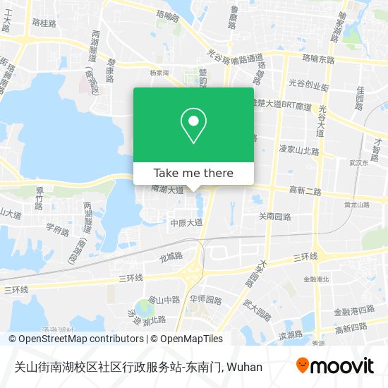 关山街南湖校区社区行政服务站-东南门 map