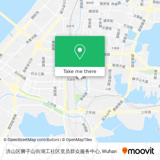 洪山区狮子山街湖工社区党员群众服务中心 map