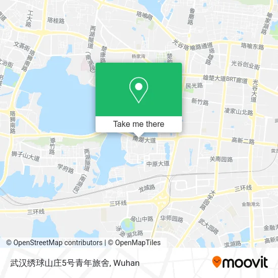 武汉绣球山庄5号青年旅舍 map