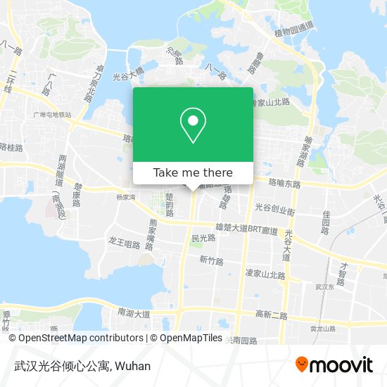 武汉光谷倾心公寓 map