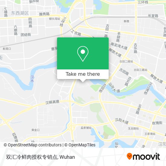 双汇冷鲜肉授权专销点 map