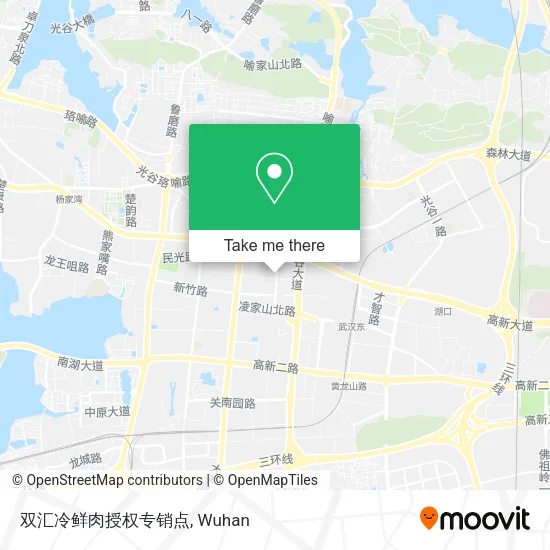 双汇冷鲜肉授权专销点 map