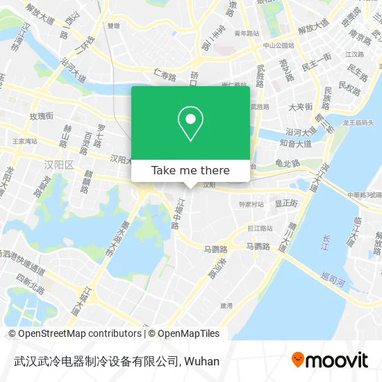 武汉武冷电器制冷设备有限公司 map
