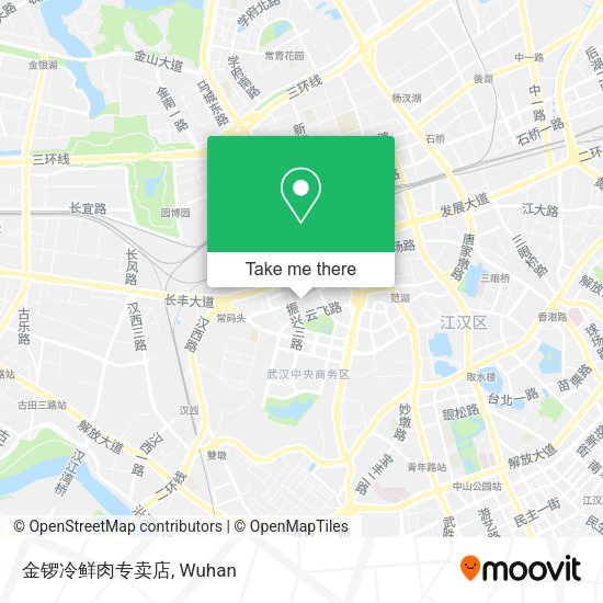 金锣冷鲜肉专卖店 map