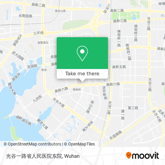 光谷一路省人民医院东院 map