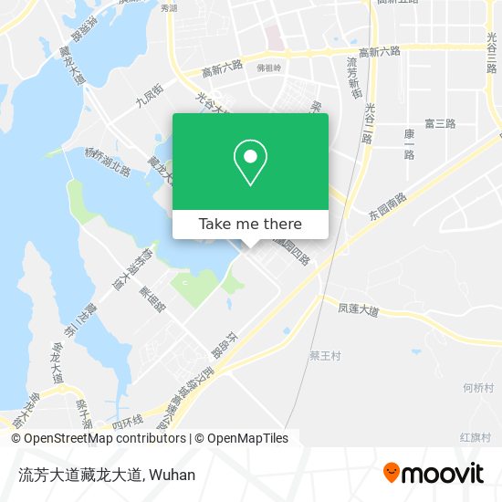 流芳大道藏龙大道 map
