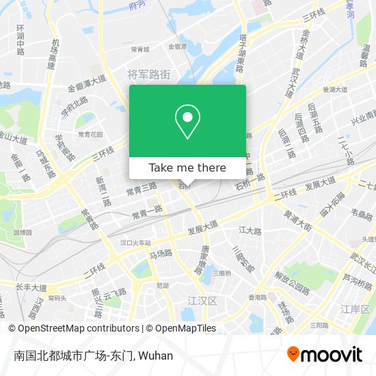 南国北都城市广场-东门 map