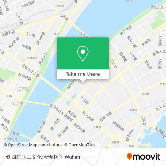 铁四院职工文化活动中心 map