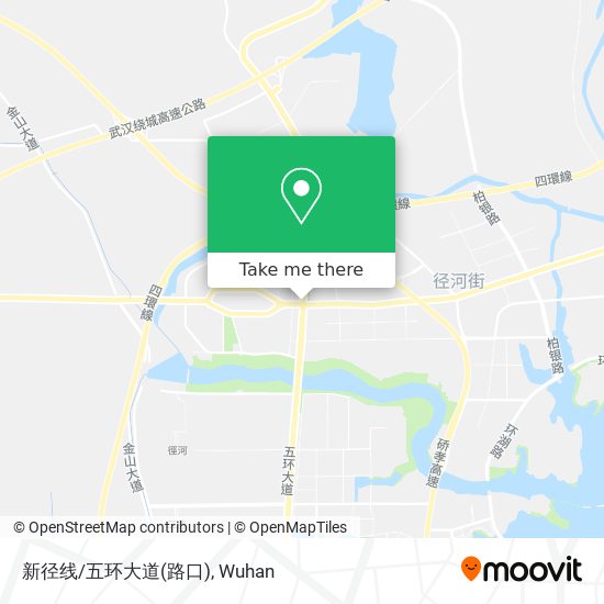 新径线/五环大道(路口) map