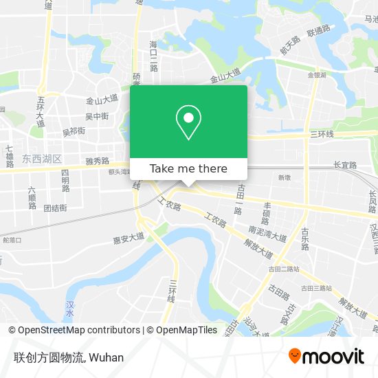 联创方圆物流 map