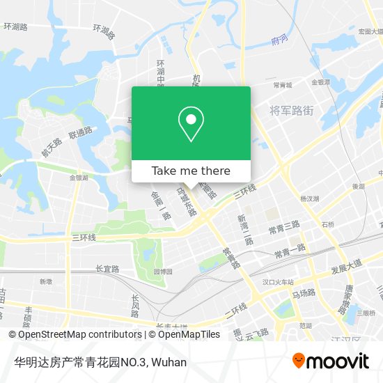 华明达房产常青花园NO.3 map