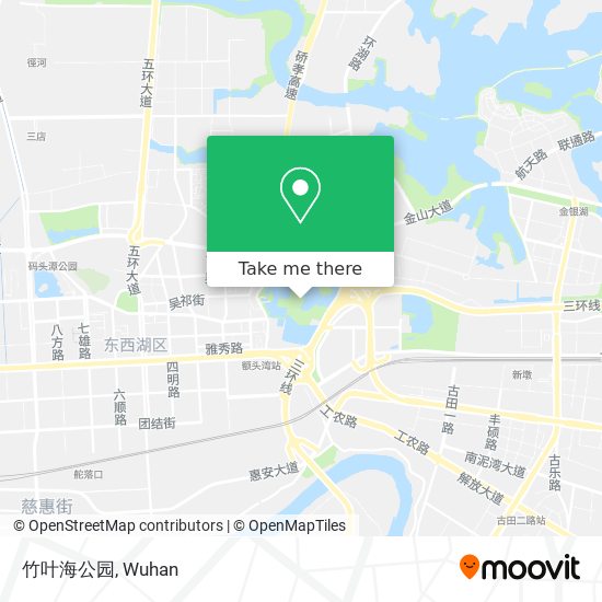 竹叶海公园 map