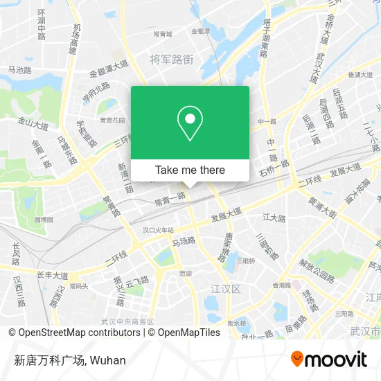 新唐万科广场 map