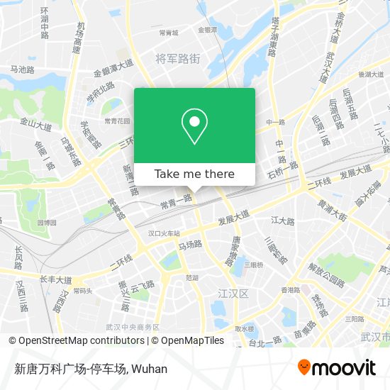 新唐万科广场-停车场 map