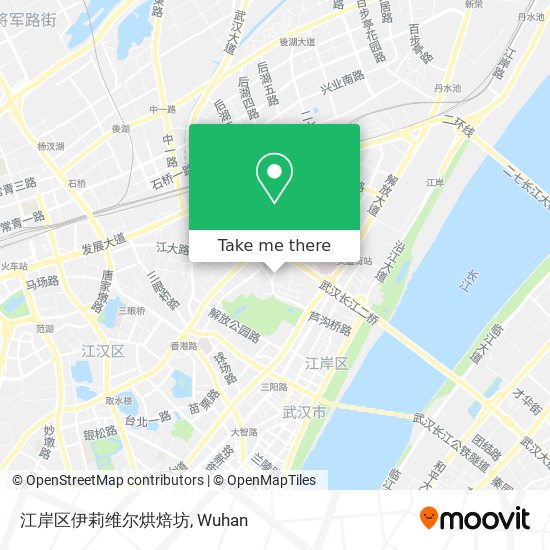 江岸区伊莉维尔烘焙坊 map