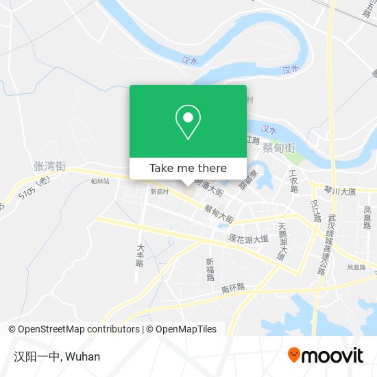 汉阳一中 map