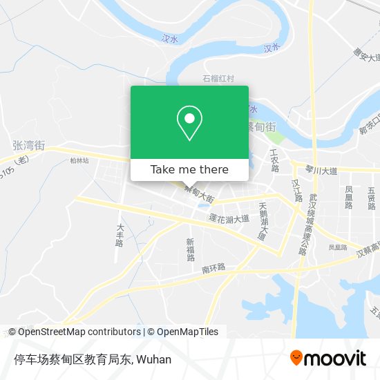 停车场蔡甸区教育局东 map