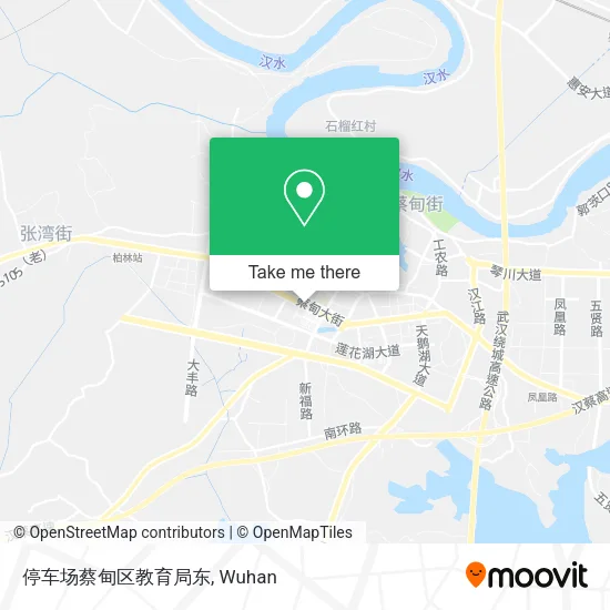 停车场蔡甸区教育局东 map