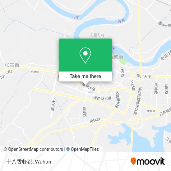 十八香虾都 map