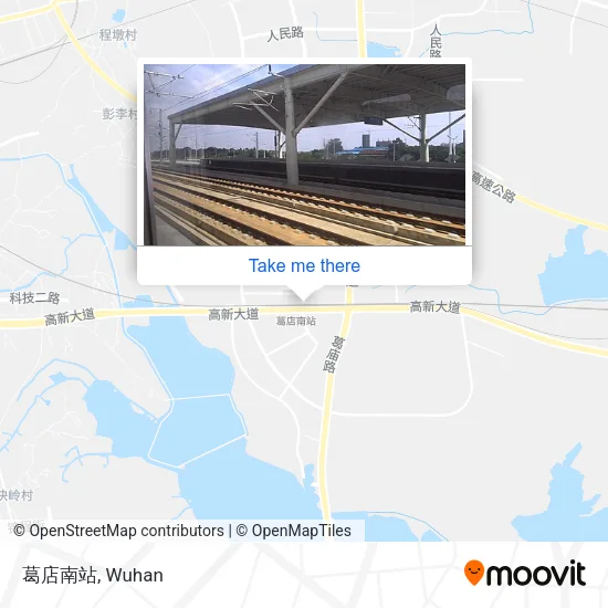 葛店南站 map