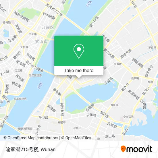 喻家湖215号楼 map