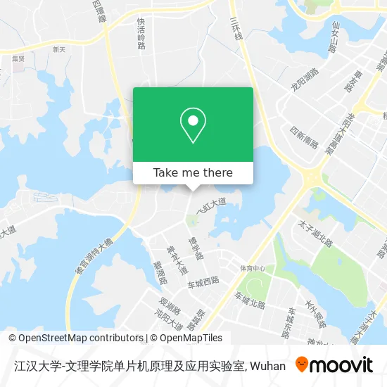 江汉大学-文理学院单片机原理及应用实验室 map