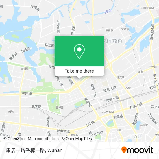 康居一路香樟一路 map