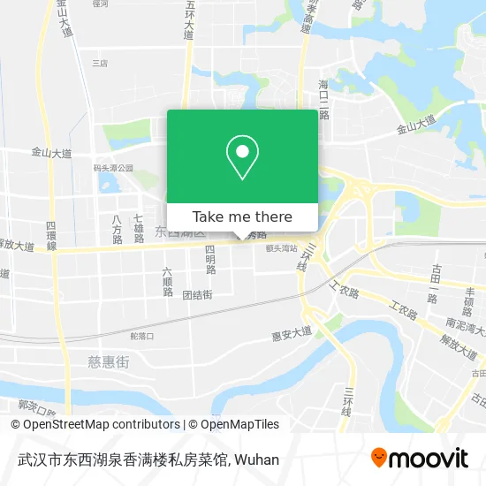 武汉市东西湖泉香满楼私房菜馆 map