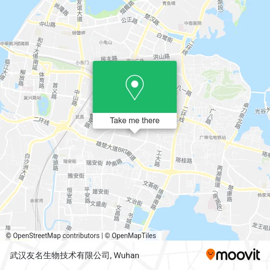 武汉友名生物技术有限公司 map