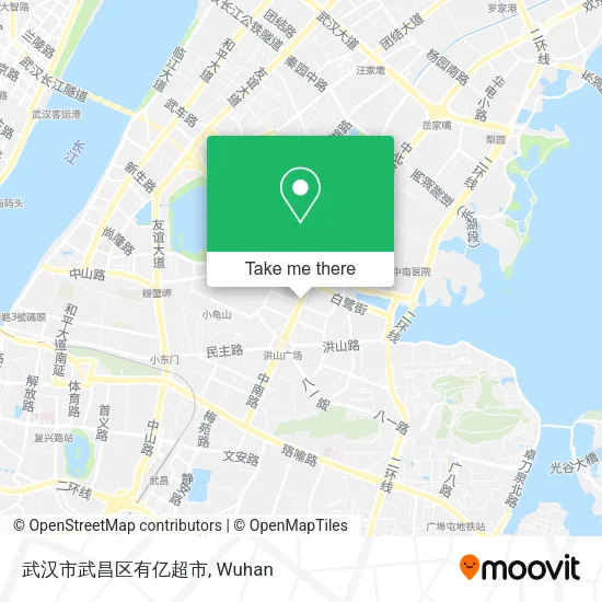 武汉市武昌区有亿超市 map
