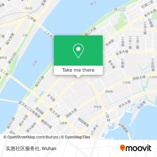 实惠社区服务社 map