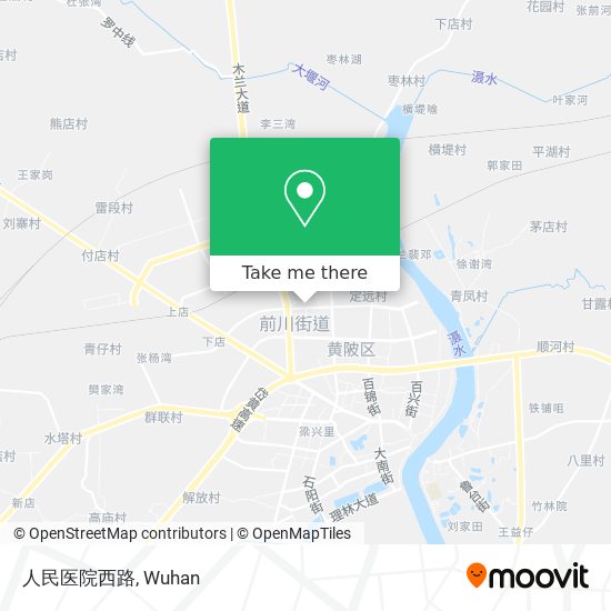 人民医院西路 map
