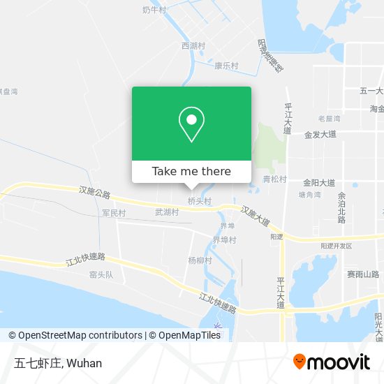 五七虾庄 map