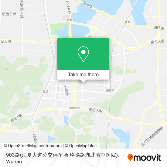 903路(江夏大道公交停车场-珞喻路湖北省中医院) map