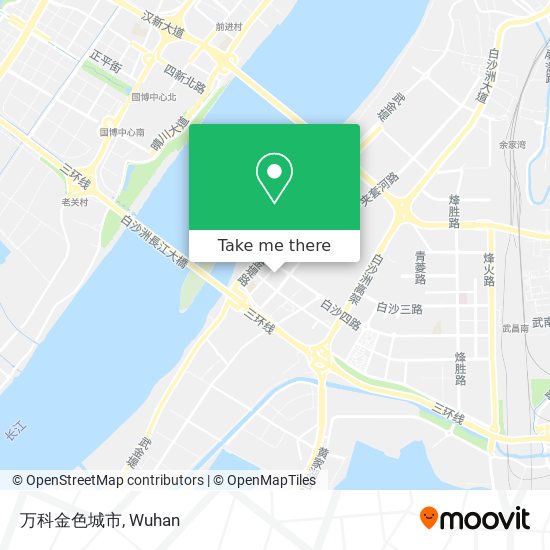 万科金色城市 map