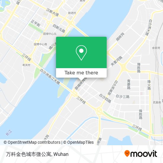 万科金色城市微公寓 map