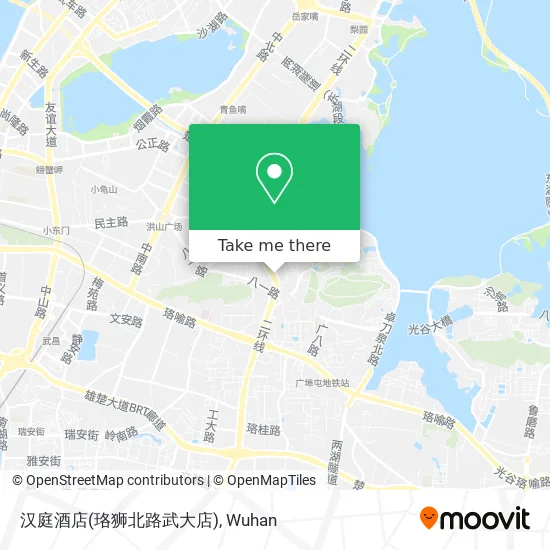 汉庭酒店(珞狮北路武大店) map