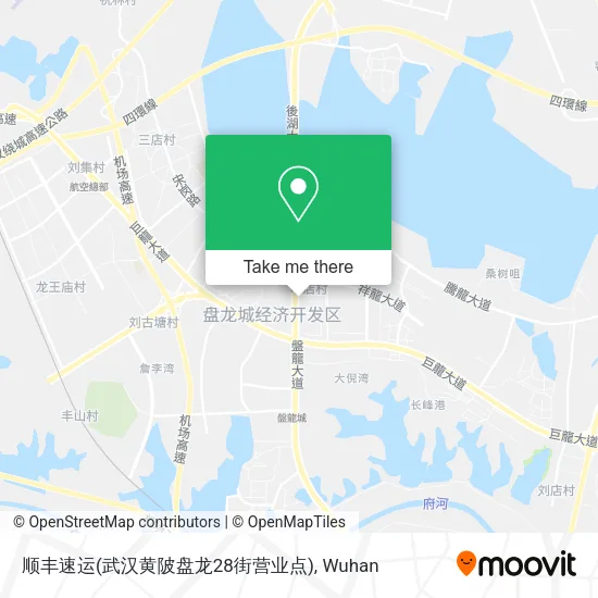 顺丰速运(武汉黄陂盘龙28街营业点) map
