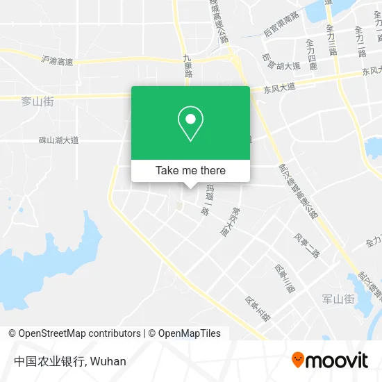 中国农业银行 map