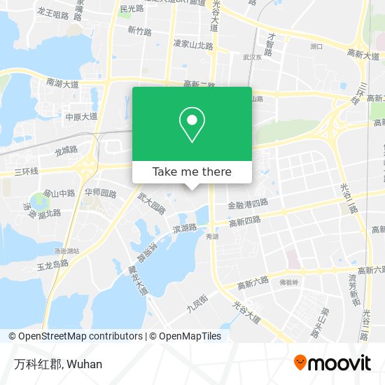 万科红郡 map