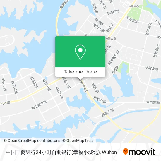 中国工商银行24小时自助银行(幸福小城北) map