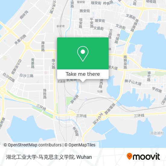 湖北工业大学-马克思主义学院 map